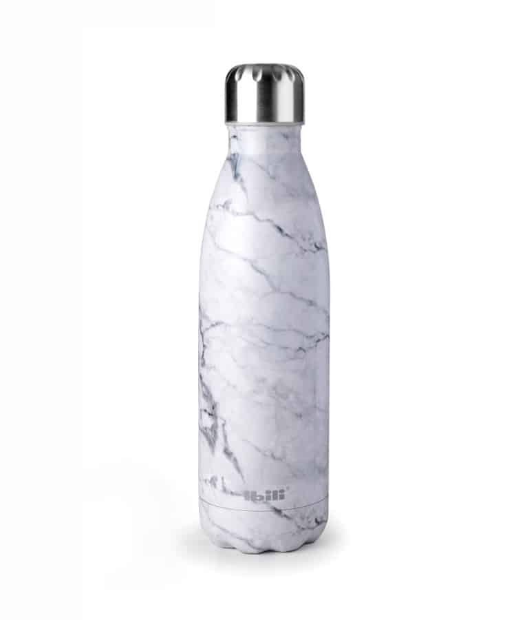botella termo doble pared marble 500 BOTELLA TERMO DOBLE PARED CLASSIC DESIGN 500 ML MARBLE - Imagen 1